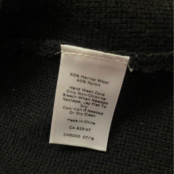 TALBOTS Black Open Cardigan Size Small - Picture 7 of 8